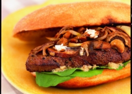 Canadian-Beef-Beef-Steak-Sandwich-with-Balsamic-Mushrooms-and-Chevre