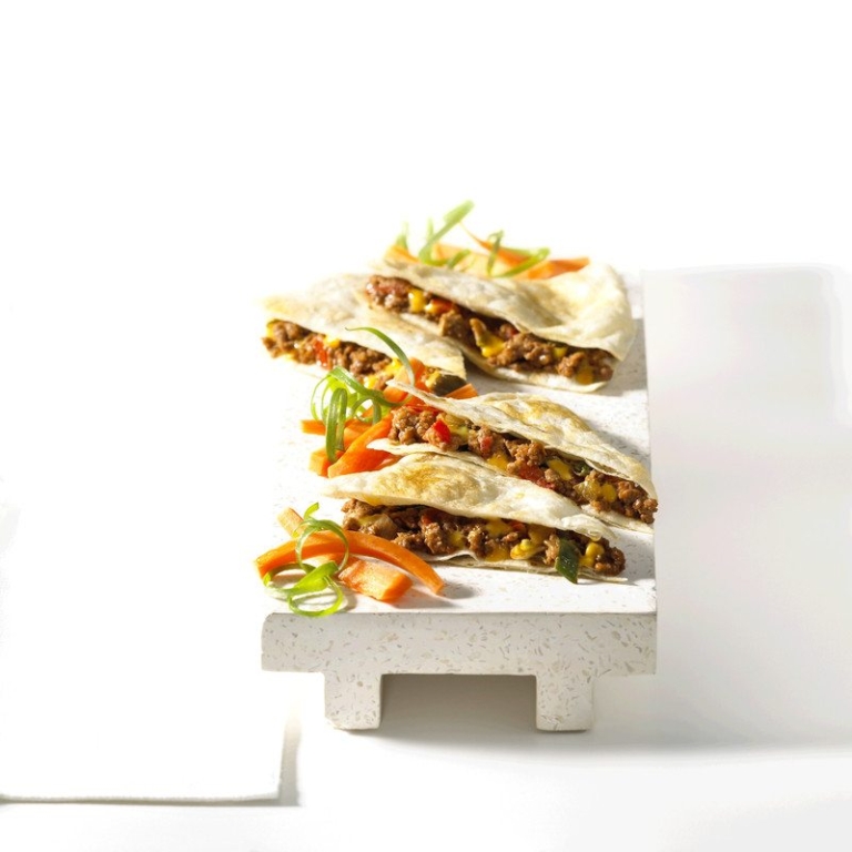 Quesadillas au boeuf haché