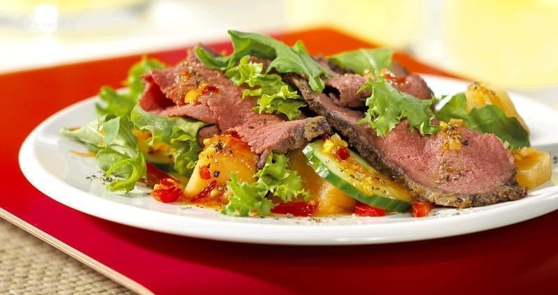 Canadian-Beef-Ginger-Beef-Roast-with-Orange-and-Cantaloupe-Salad