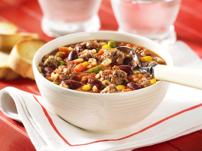 Soupe minestrone consistante