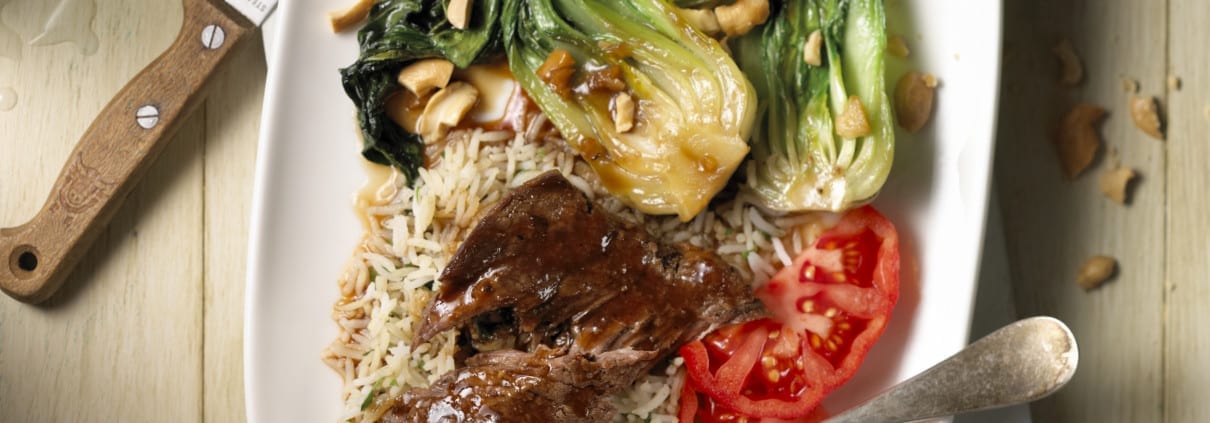 Canadian-Beef-Korean-braised-beef-with-mini-bok-choy