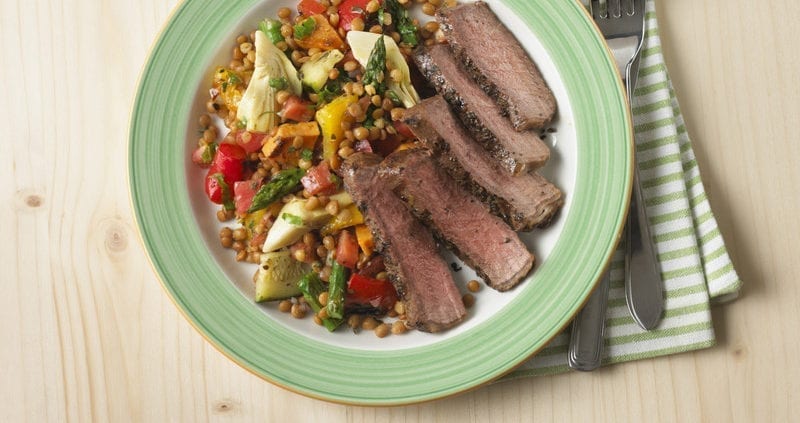 Canadian-Beef-Grilled-Beef-With-Lentil-Salad