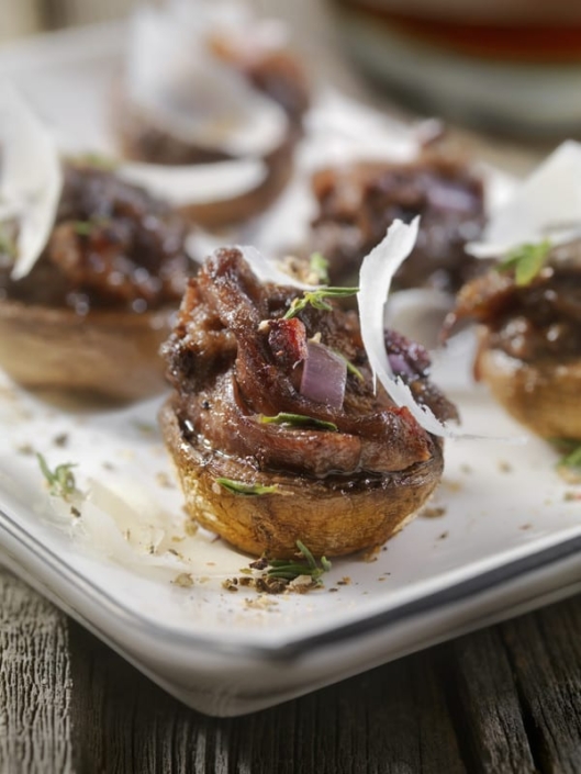 Champignons farcis à l