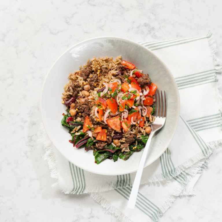 Bol de riz au bœuf à l’égyptienne