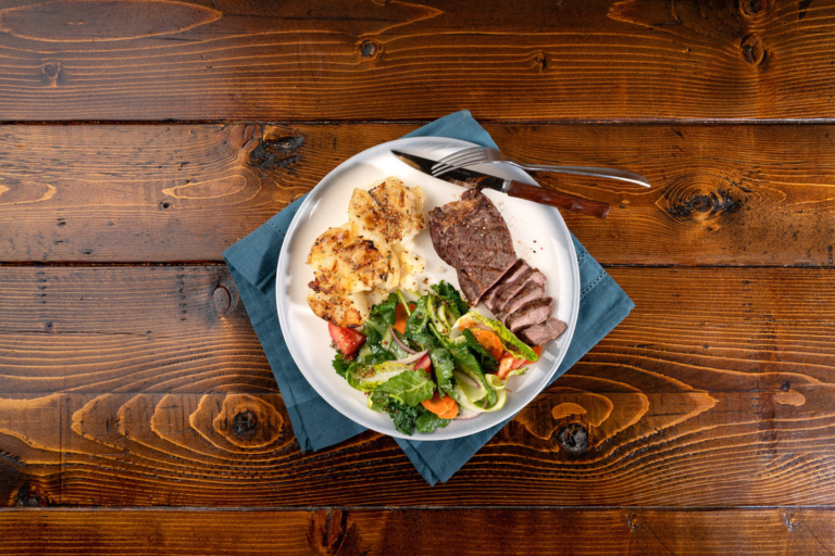 Bifteck de culotte de haut de surlonge grillé au naturel