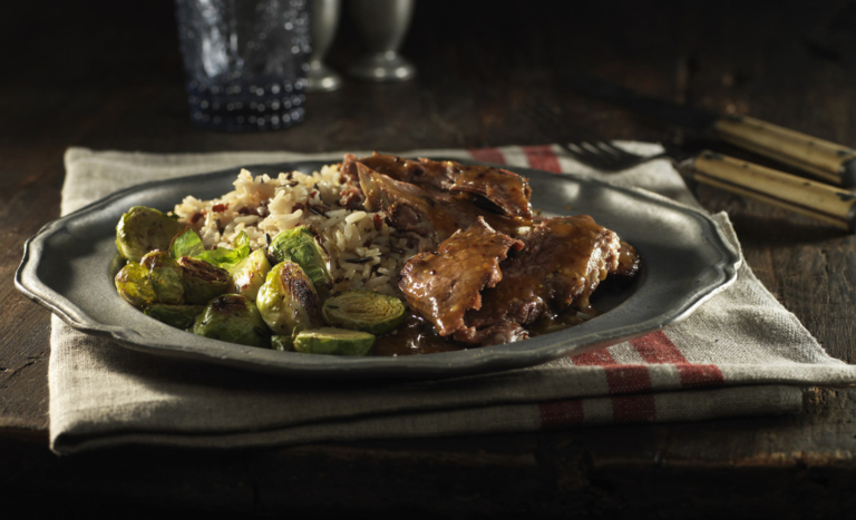 Bœuf braisé à la bière et à l’ail