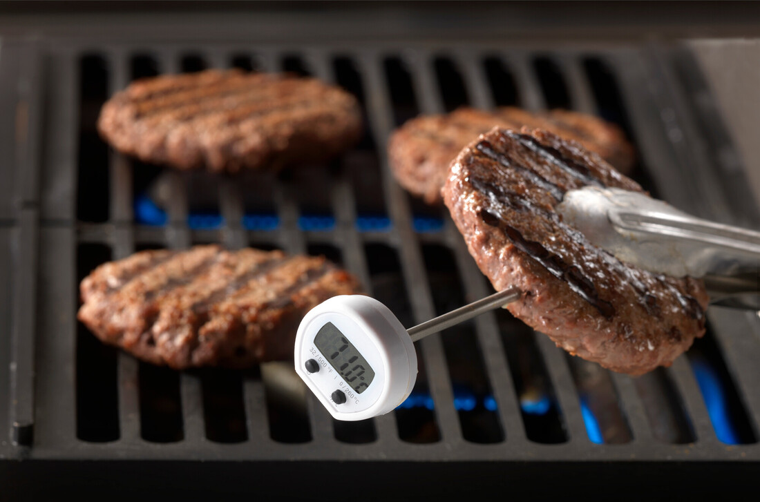 4 Clips De Support Pour Thermomètre En Acier Inoxydable - Pour Grills, Barbecues, Fumeurs - 6