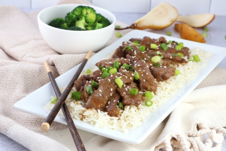 Lanières de bifteck poêlées à la coréenne